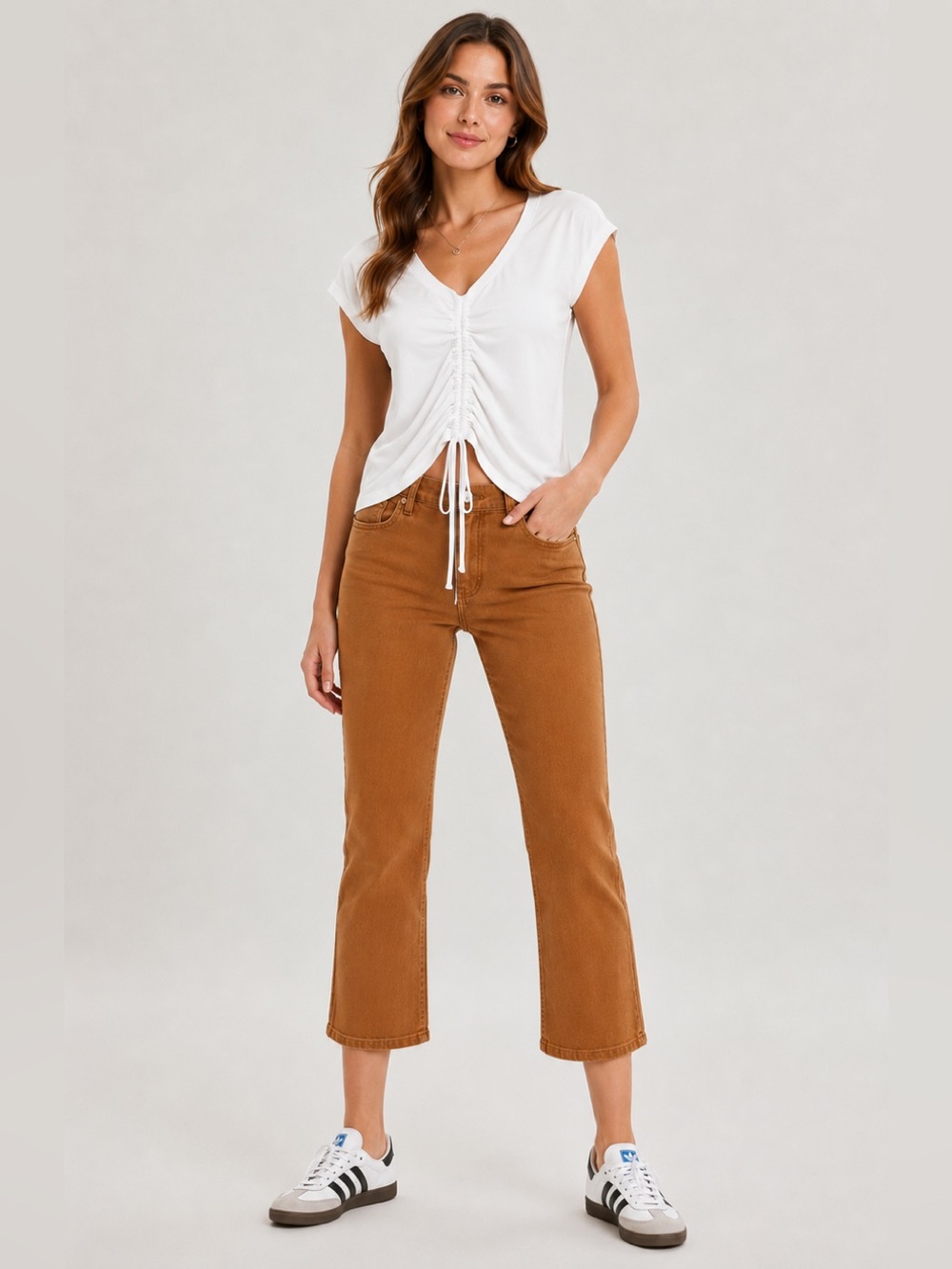 Women’s Risen Cropped Jeans